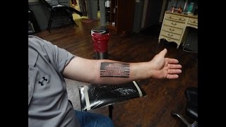 An American Flag Tattoo | Jason Asselin