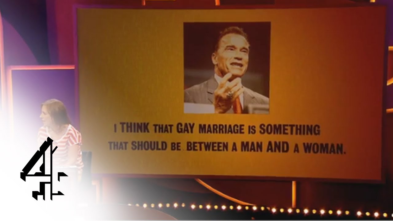 Was It Something I Said? | Deleted Scene: Arnold Schwarzenegger on Gay Marriage - A deleted scene from the UK TV show 'Was It Something I Said?' about a quote from Arnold Schwarzenegger.