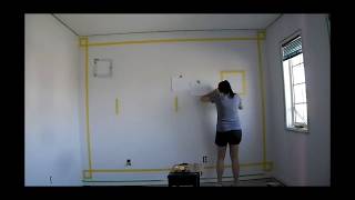 DIY Geometric Wall Paint  / Peinture murale géométrique bricolage