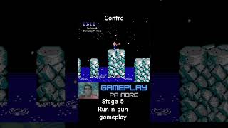Contra stage 5 run n gun gameplay #retrogames #RetroGaming #runngun #gameplay