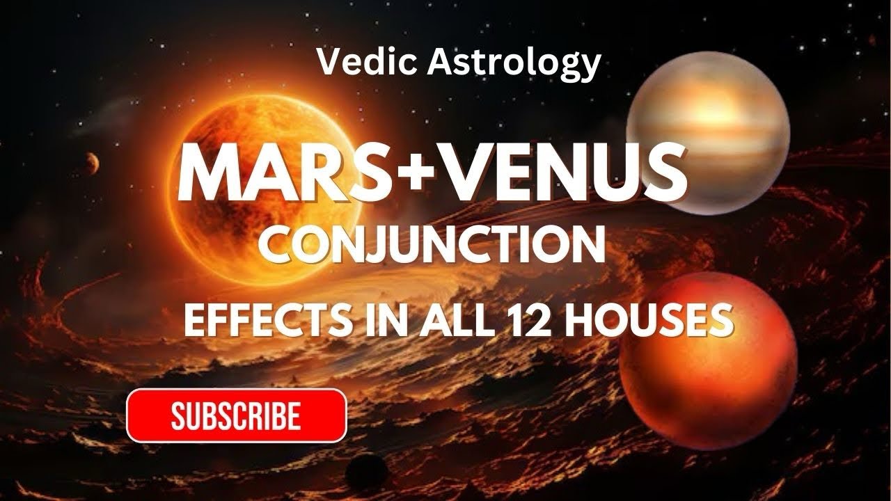 Mars & Venus Conjunction..Effects in All 12 houses