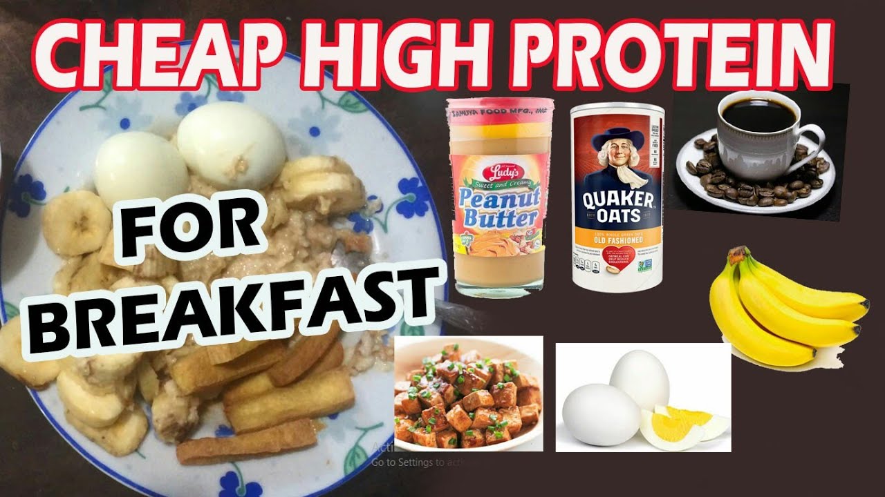 CHEAP HIGH PROTEIN FOR BREAKFAST SUPER MEAL PREP FOR BULKING AND