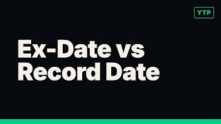 Ex-Date vs Record Date: 3 Things Most People Get Wrong