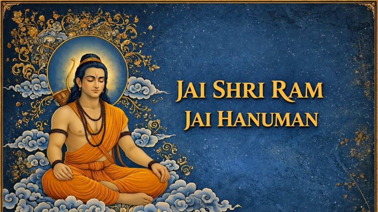 1 Hour Powerful Ram Hanuman Mantra Jaap | ॐ जय श्री राम जय हनुमान | Peace & Protection