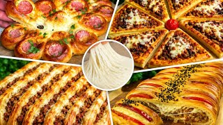 لن تحتاري في العشاء بعد اليوم 😍 عجينة واحدة و4 أفكار رهيبة| مود فور فود screenshot 4
