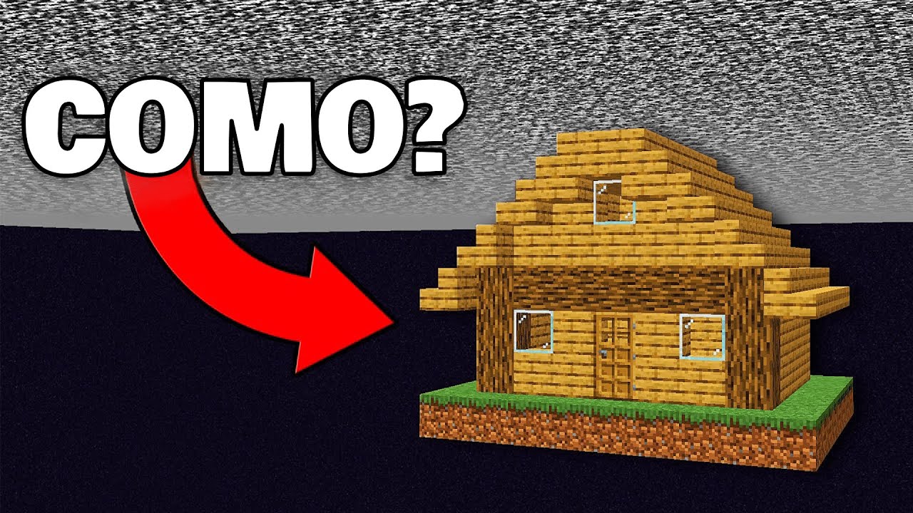 COMO EU CONSTRUI NO VOID DO MINECRAFT BASE ILEGAL - BLOCKTEAM 15 - YouTube