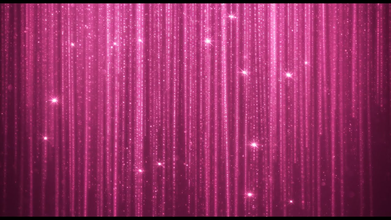 4K (No Sound) Pink Glitter Party Background | Birthday, Sweet 16 Celebration Loop
