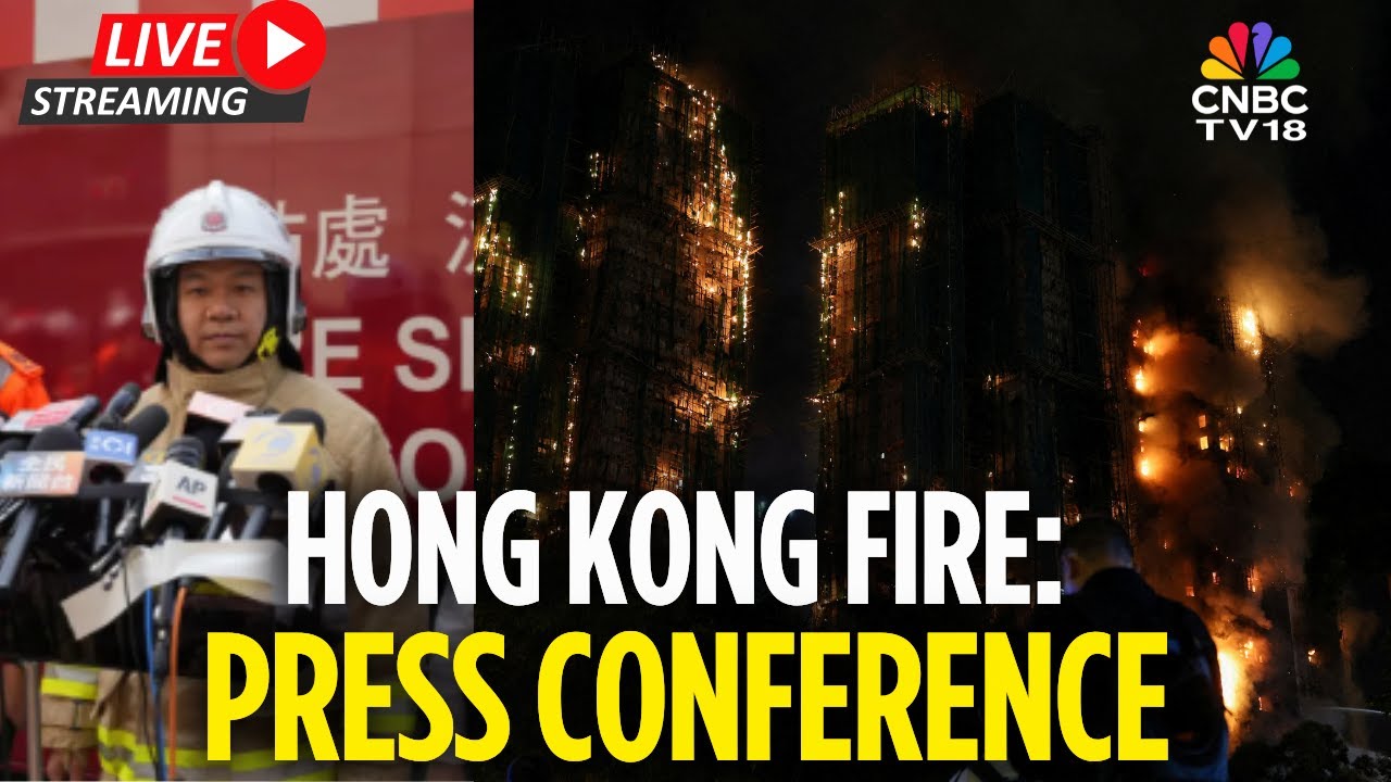 Hong Kong Fire LIVE VISUALS: 55 DEAD, OVER 250 MISSING In Wang Fuk Court Fire | Tai Po | 香港火災 | N18G