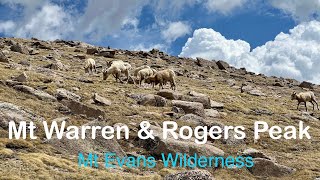 Mt Warren and Rogers Peak Hike, Mt Evans Wilderness, Colorado