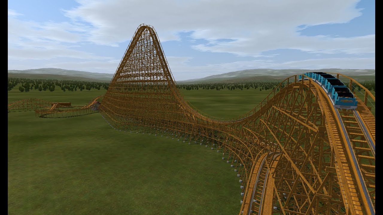 Out and Back Wooden Coaster | Nolimits Coaster Designs - YouTube