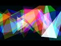 Abstract Translucent Rainbow Moving Geometric Triangle Shapes 4K Background VJ Video Effect