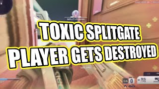 Toxic Splitgate Player Gets Destroyed