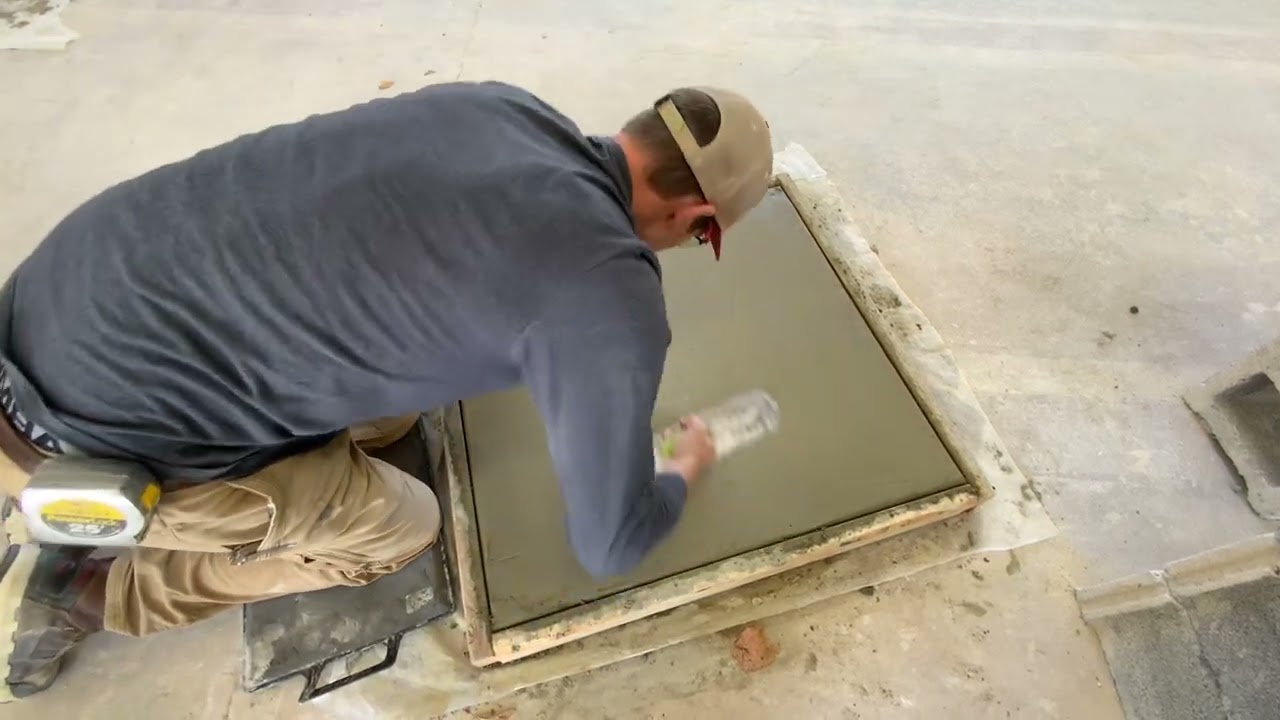 ￼Concrete finishing basics-steel trowel