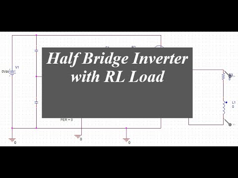 PSpice Simulation of Half Bridge Inverter with RL Load | Half Bridge ...