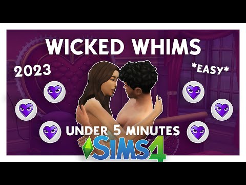 HOW TO INSTALL WICKEDWHIMS SIMS 4 2023 IN UNDER 5 MINUTES! *EASY*