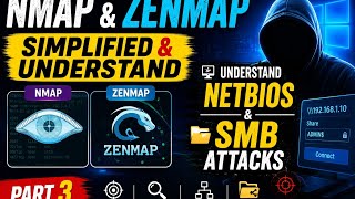 NMAP and ZENMAP Simplified &  Understand NETBIOS and SMB Attacks Part 3