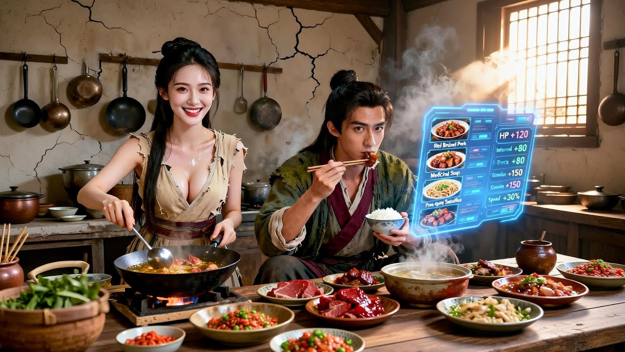 प्राचीन युग में निकम्मे में पुनर्जन्म—सिस्टम जागा, किस्मत पलटी और परिवार अकाल से बच गया