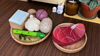 Toy ASMR 🥩 Beefsteak & Fries | Satisfying Play Kitchen screenshot 1