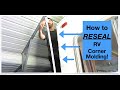 How to repair and stop RV corner molding leaks