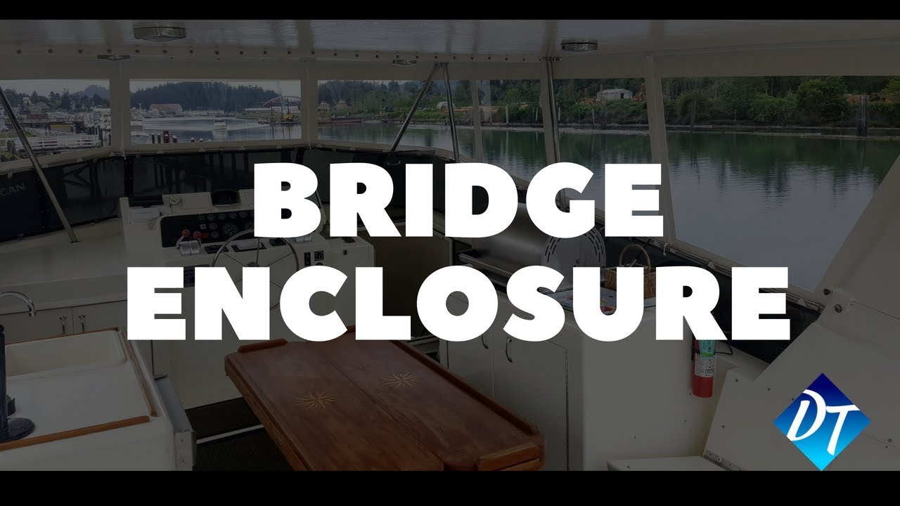 70' Hatteras Bridge Enclosure