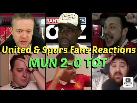 UNITED & SPURS FANS REACTION TO MAN UNITED 2-0 TOTTENHAM | FANS CHANNEL