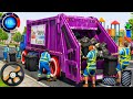Cargo Garbage Trash Truck Realistic Game 3D :City Road Garbage Truck Games - Android GamePlay