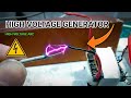 HIGH VOLTAGE GENERATOR || HIGH VOLTAGE TRANSFORMER || DIY