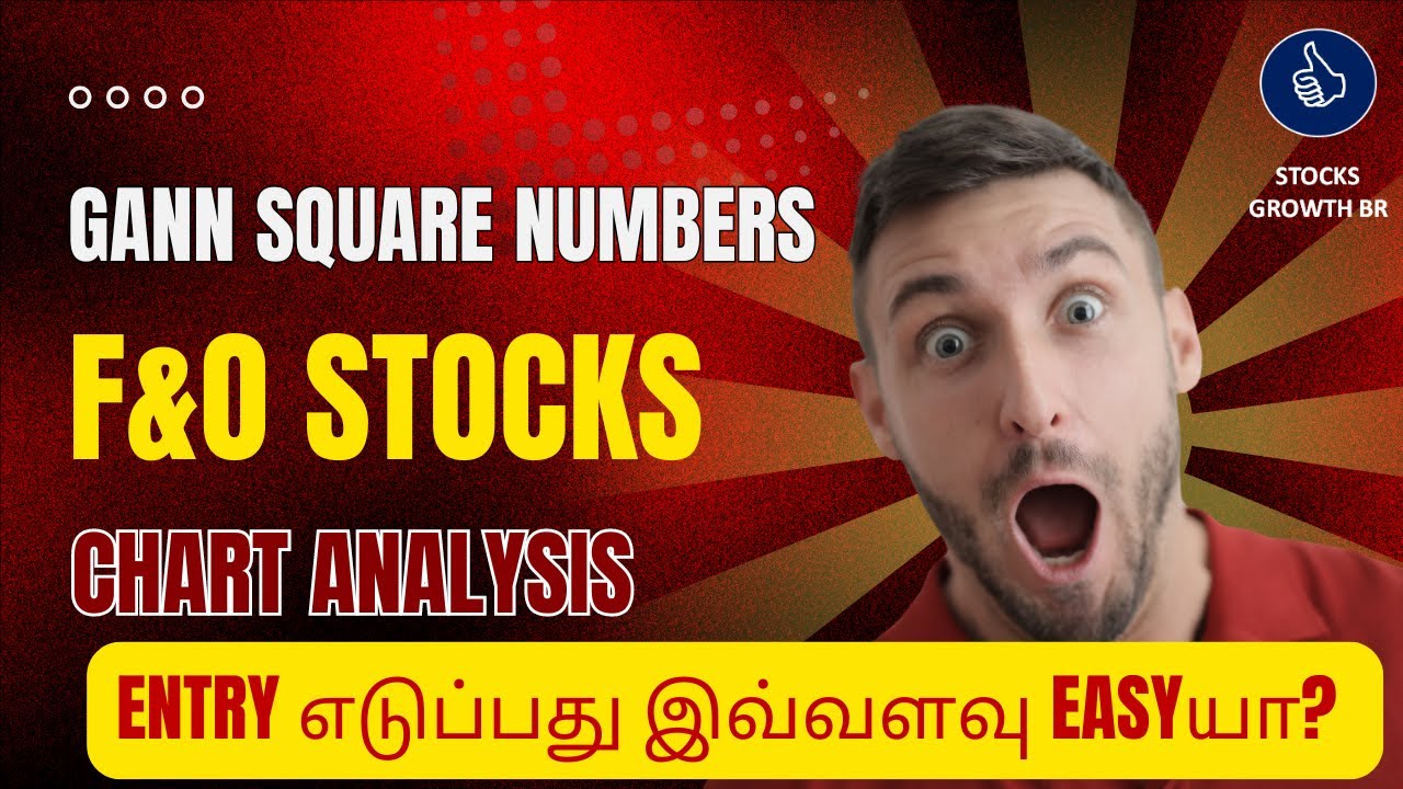 GANN SQUARE NUMBERS - F&O STOCK CHART ANALYSIS- ENTRY எடுப்பது இவ்வளவு EASY யா ?