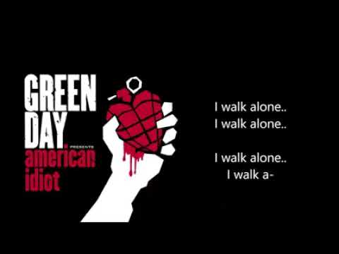 Holiday \u0026 Boulevard Of Broken Dreams (Lyrics 4 both Tracks)