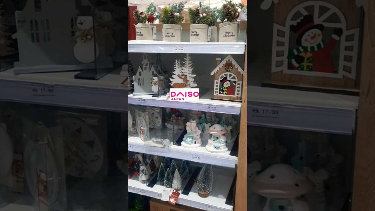 NATAL 2024 NA DAISO JAPAN/Achadinhos de Natal 2024l