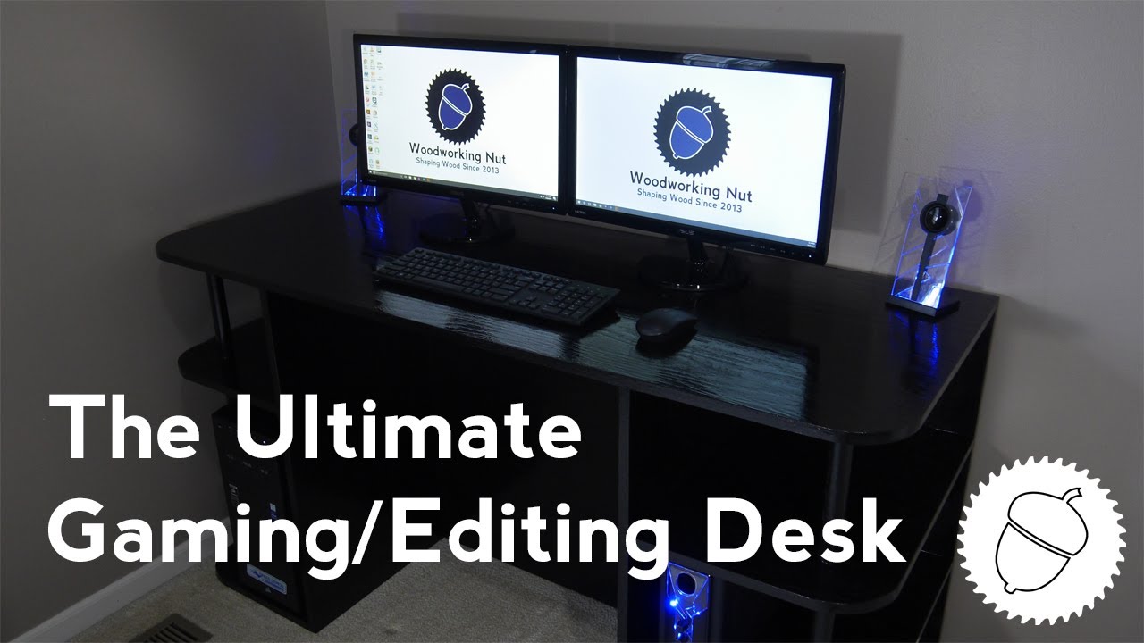 How To Build The Best Gaming Video Editing Desk For Super Cheap