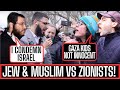 Muslim confr0nts pro zionsts group