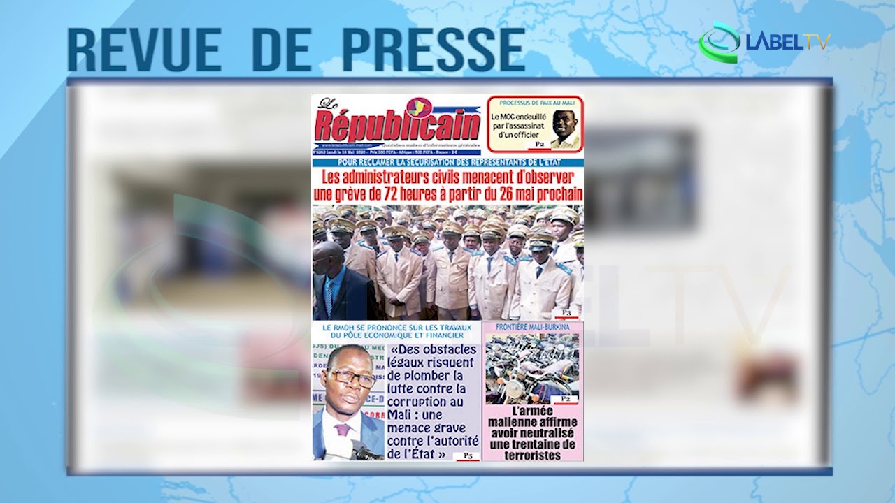 Revue de Presse Afrique du 18 05 2020 LabelTV - YouTube