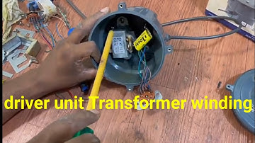 Ahuja pa driver unit trasformer winding sound testing