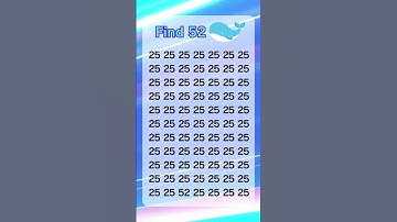 Check observation skill 76: only 7% people can find the number in 5 sec #shorts #spotthedifference