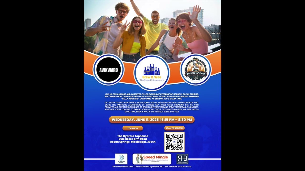 Ocean Springs, MS Brew & Woo Speed Mingle