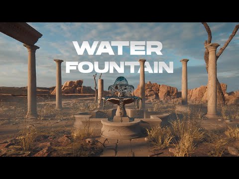 Water fountain - [Asset for Zibra Liquid]. Real-time 3D liquid simulation