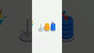 color hoop stack - sort puzzle #2022 #games #shorts #gamesmobile #sortpuzzle #colorhoopstack