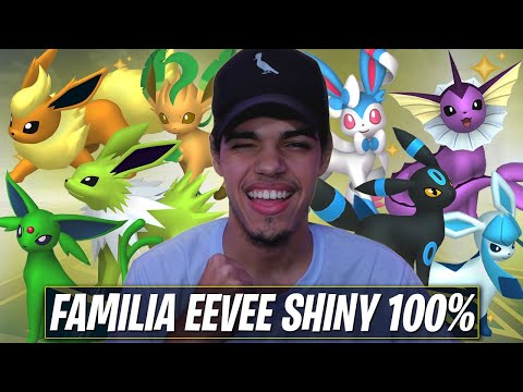 Peguei um Eevee shiny! Qual evolução fica mais legal?