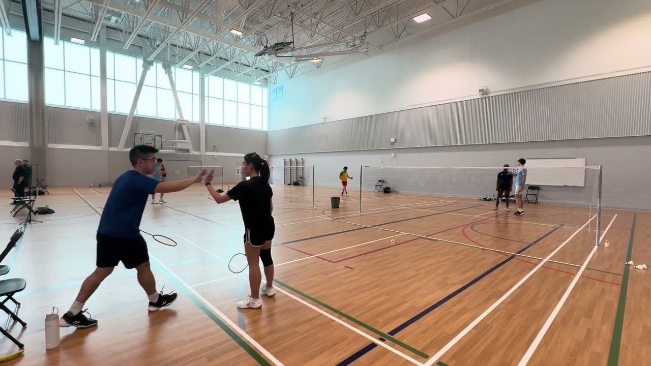 ABC5-Valleyfield 2026 - semi finals MXA 🏸 tony & Kelly vs sherm & phil  pt 1 