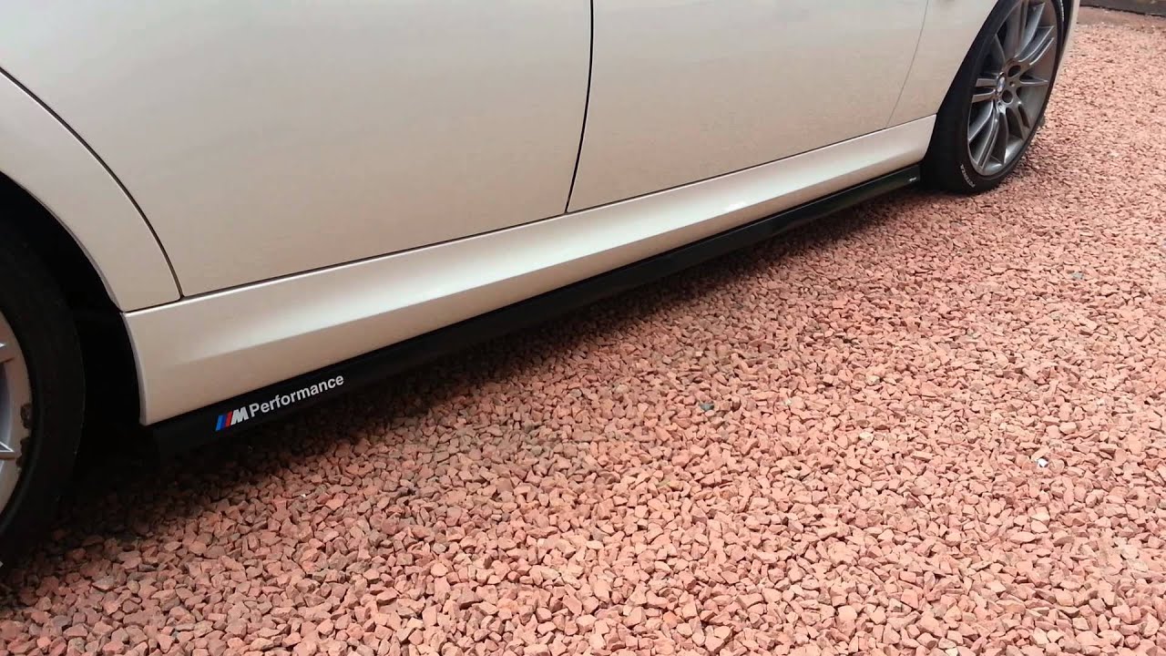 Bmw cheap diy side skirt extension YouTube
