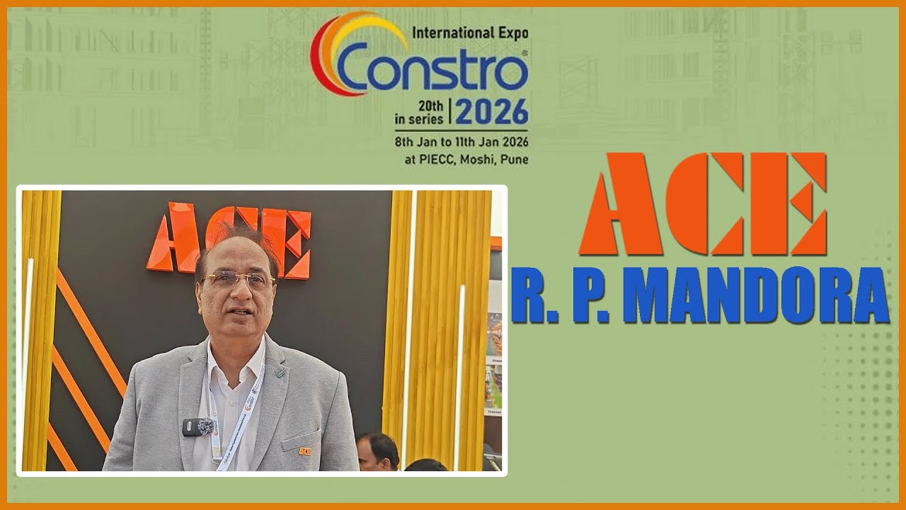 ACE Construction Equipment | India's #1 Crane Brand | Constro 2026 | Hybiz tv