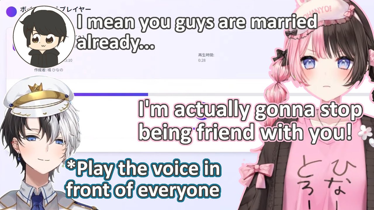 Kamito Teases Hinano By Playing Her Mesugaki Voice | Kamito MADTOWN | 【Kamito | ENG SUB】