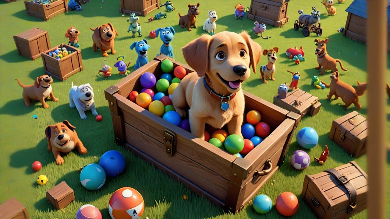 Puppy’s Secret Toy Chest 🐶🧸 | Fun Animal Story & Imaginative Play for Kids | Preschool Adventure