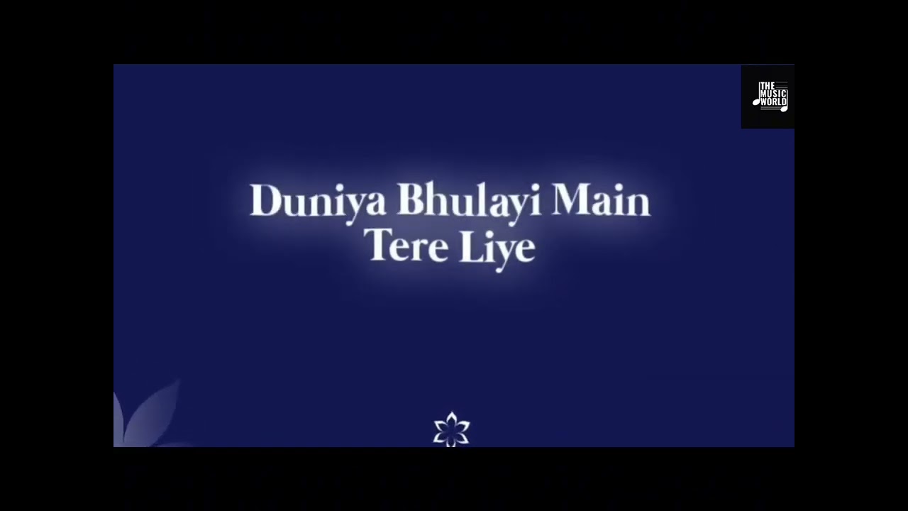 Try this in your own voice || Tere liye lyrics || Karaoke 
