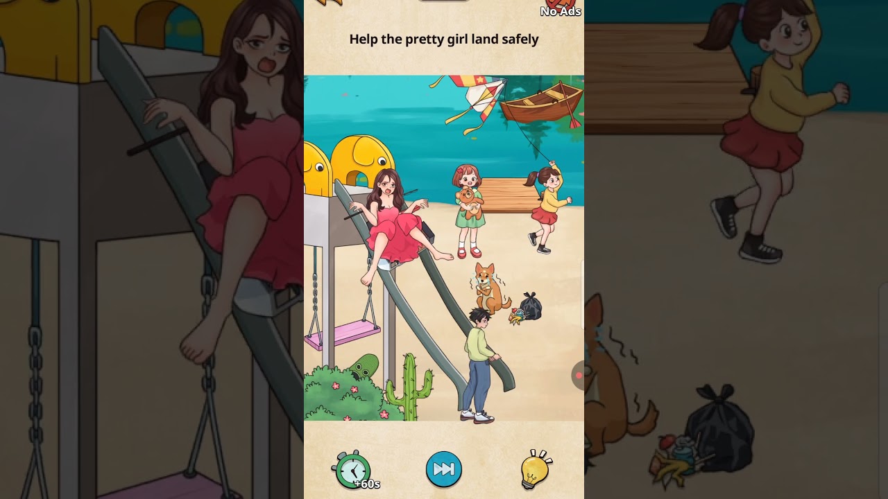 Creepy behind: Annoying puzzle new level 53