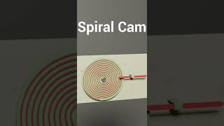 Spiral cam mechanism #engineering #animation