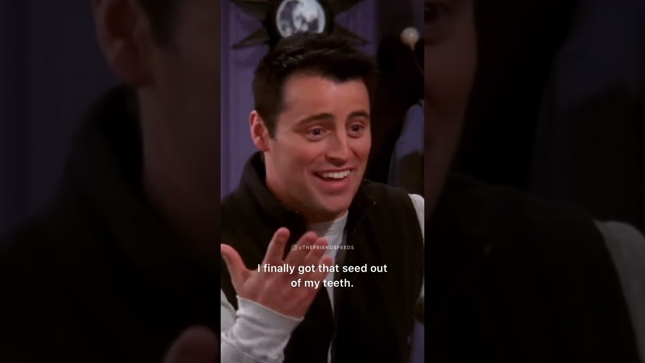 Phoebe's soft side for Joey ..🤣