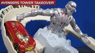 Details Hot Wheels Avengers Tower Takedown Track Play Set From Avengers Age Of Ultron News