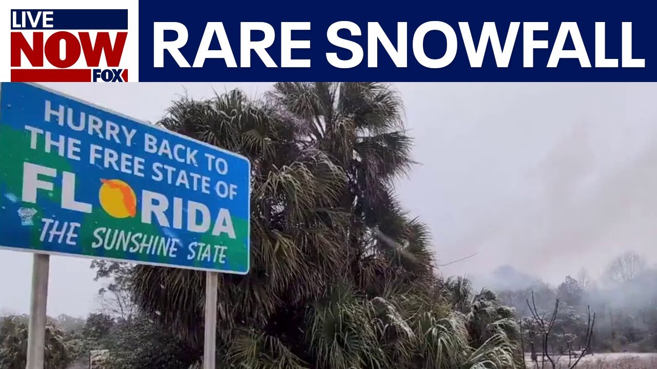 Rare gulf effect snow flurries spotted in Florida